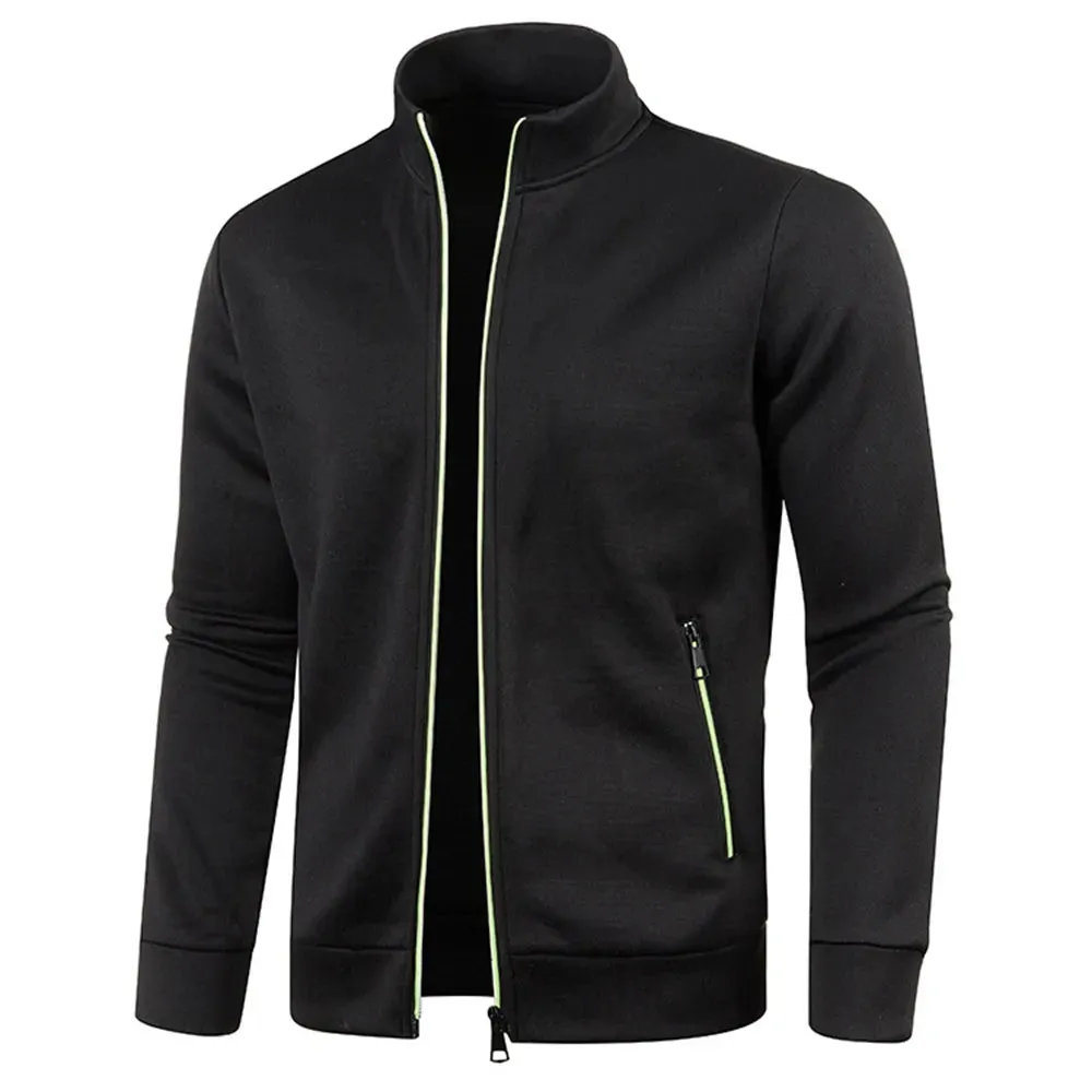 Abrigo Con Cremallera Para Hombre