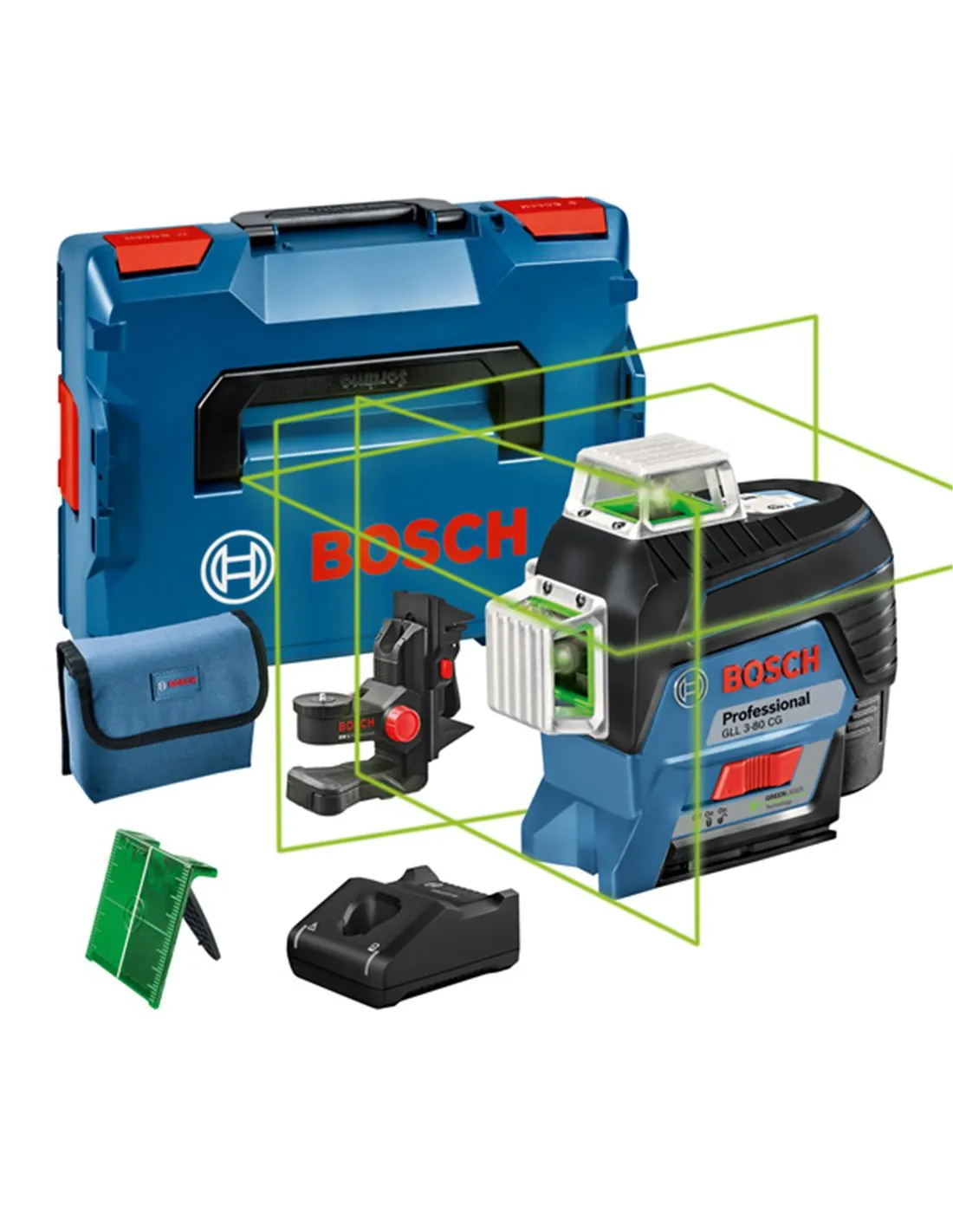BOSCH Nivel láser de líneas GLL 3-80 CG Professional