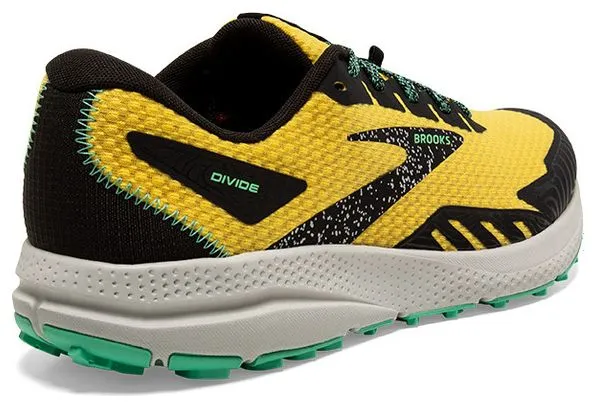 Brooks Running Zapatillas Brooks Divide 4 Trail Amarillo Verde Hombre
