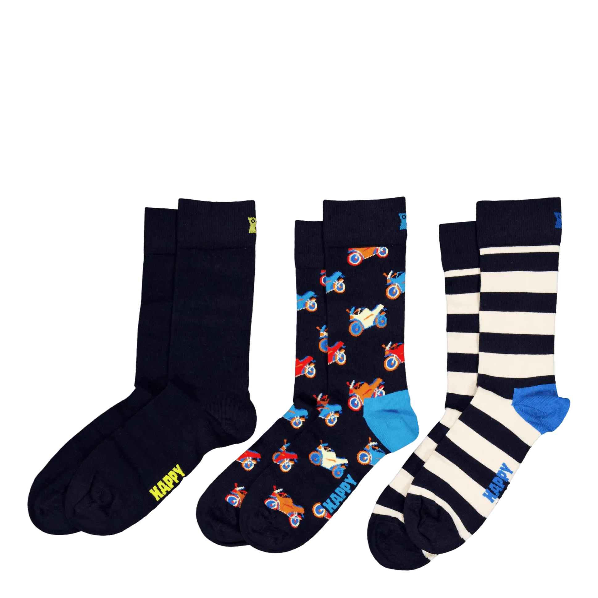 Calcetines Happy Socks 3-pack Navy Gift Set Navy