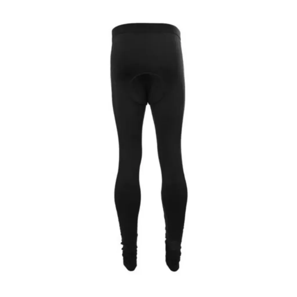 Calza Larga Ciclista Con Badana + Camiseta Térmica N + Cuello + Guante