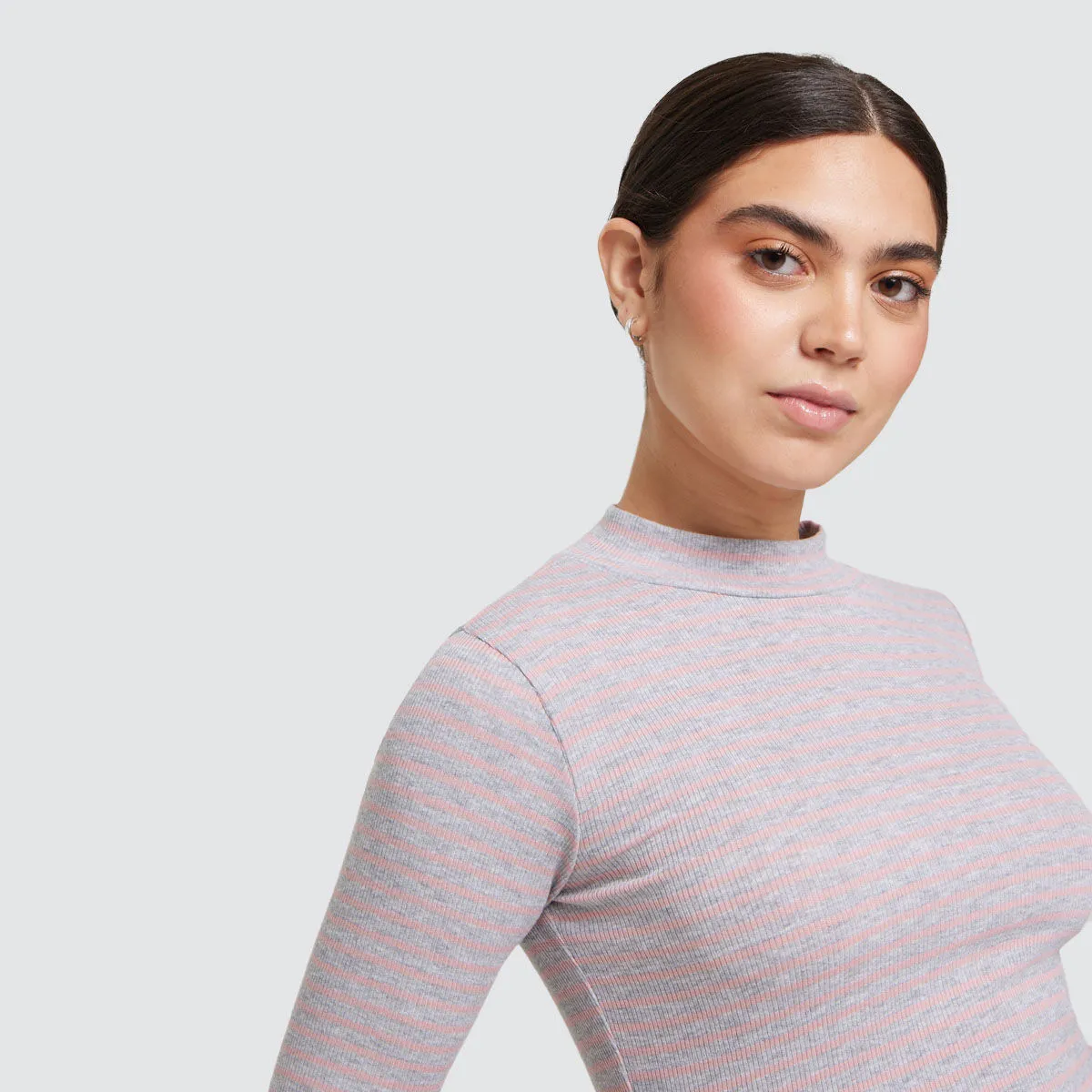 Camiseta En Rib
