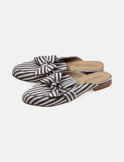 Cubana's Mules bicolor rayas