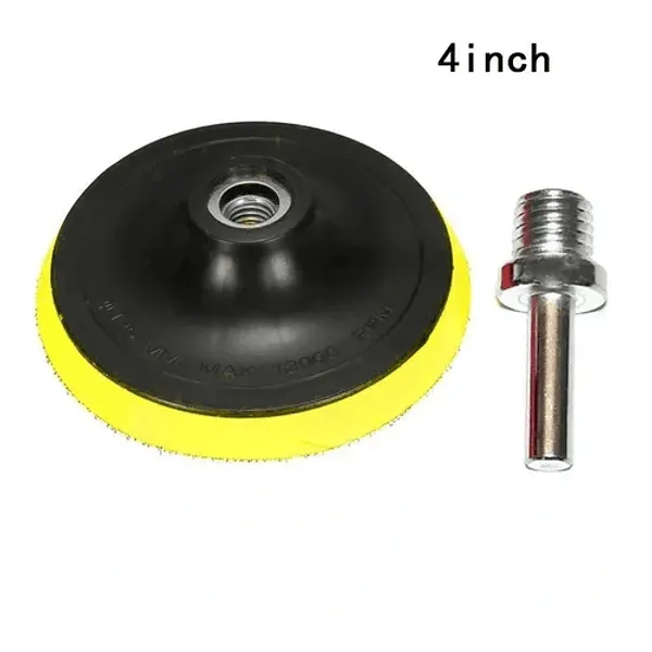 Disco De Velcro Para Esmeril Taladro 115mm Con 5 Lijas Makawa