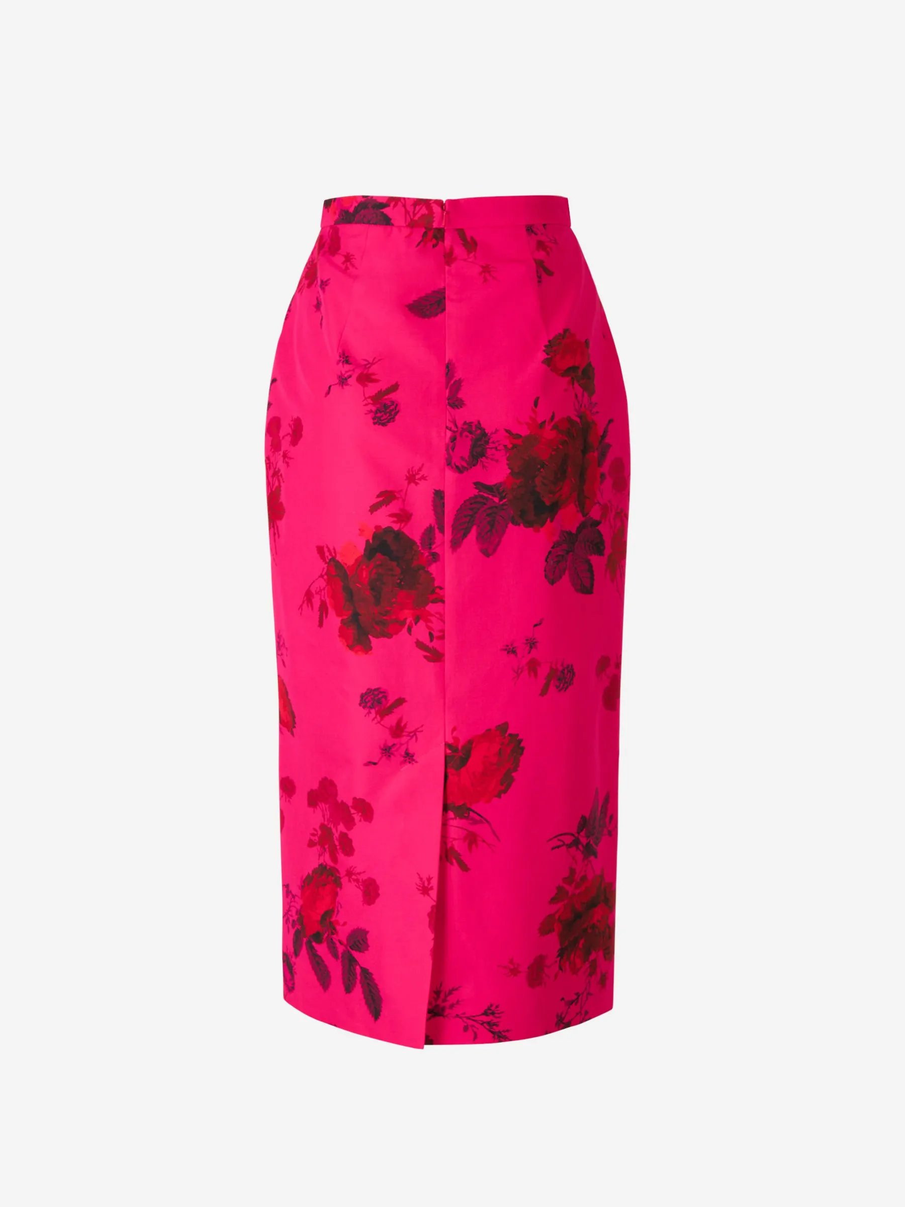 Falda Midi Motivo Flores