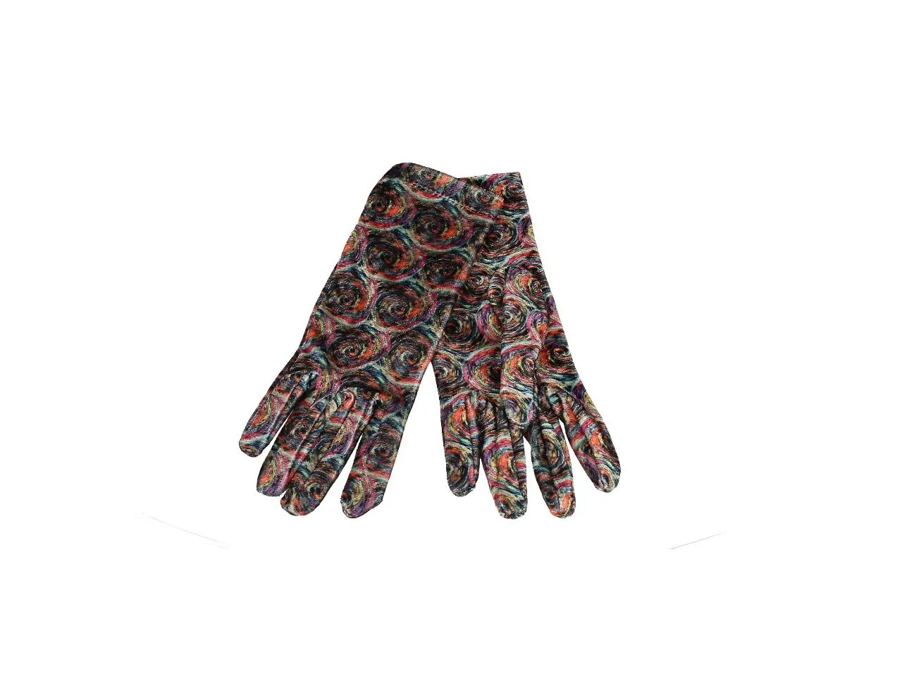 Guante Espirales Multicolor Licra
