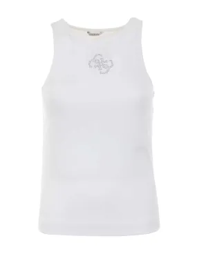GUESS - Camiseta blanca W4RP43KAZH2 Mujer