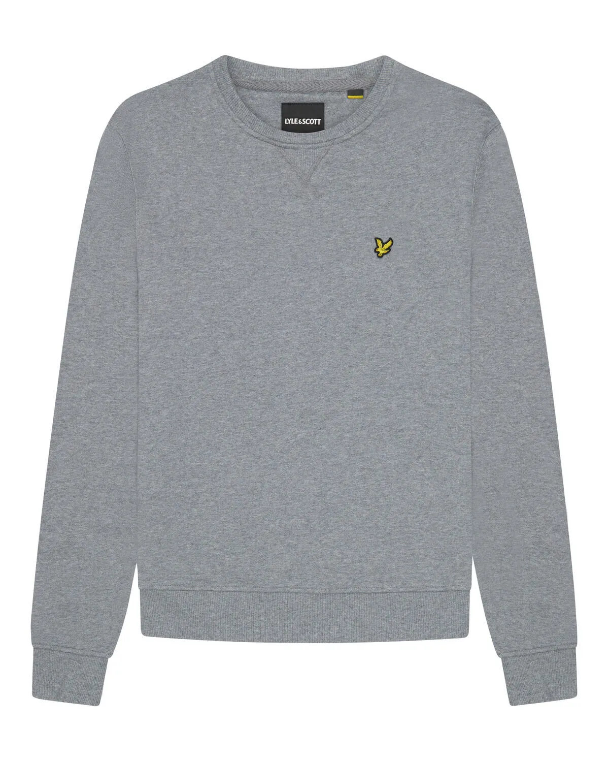 LYLE & SCOTT CREW NECK SWEATSHIRT MID GREY MARL