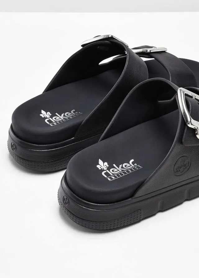 Mules de Rieker Negro