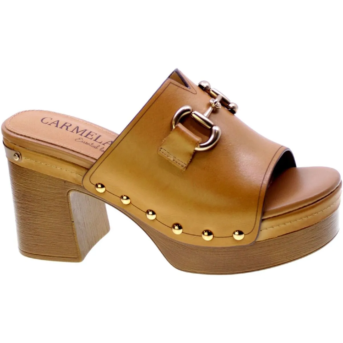 Sandalo Mules Donna Camel 161479