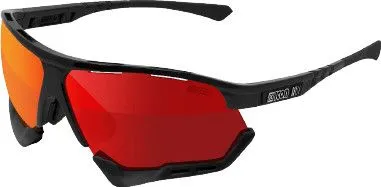 SCICON Gafas SCICON Aerocomfort XL Negro Brillante / Rojo Espejo