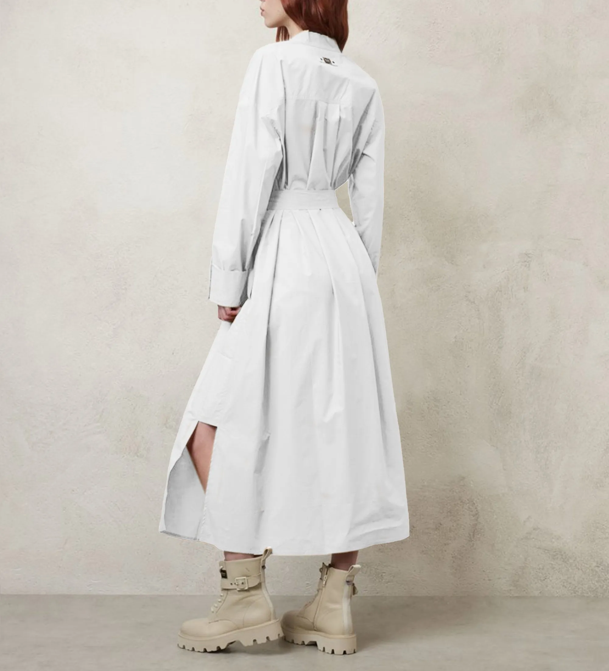Vestido Cinturón blanco