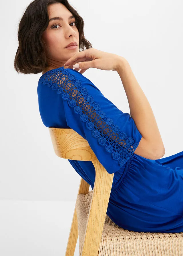 Vestido midi Azul