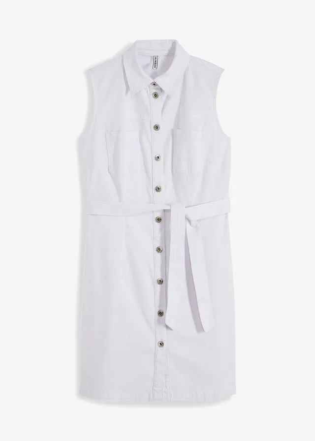 Vestido vaquero Blanco