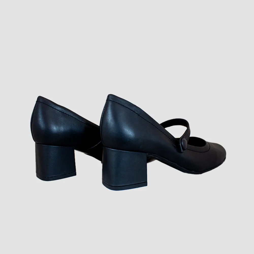 ZAPATILLAS PARA MUJER LIANA CUERO NEGRO